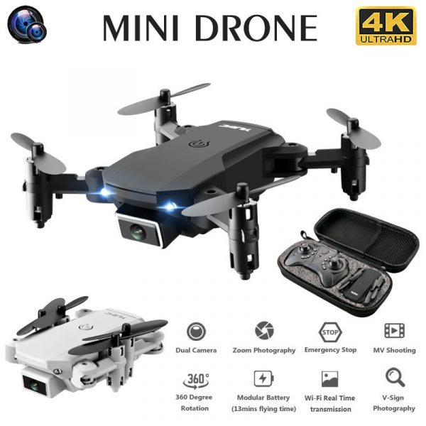 S66 4K HD Camera Black Gray Mini Drone