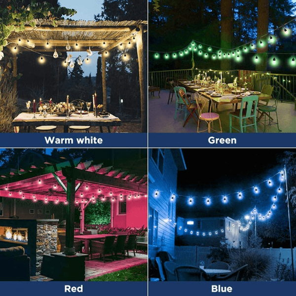 Solar Powered LED Outdoor String Lights - Image 6