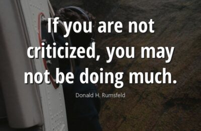 If You Are – Donald H. Rumsfeld