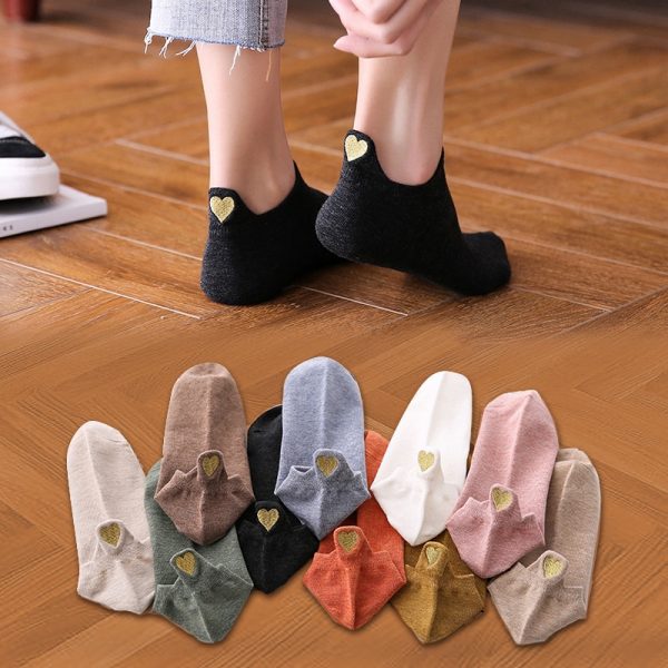 Women's Short Socks 4 Pairs Set - Image 6