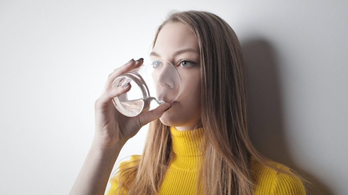 drinking water